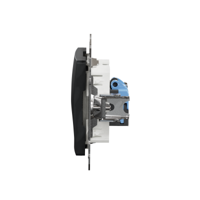 Sedna Design & Elements Gniazdo komputerowe RJ45 kat. 6 UTP czarny antracyt SDD114461 SCHNEIDER (SDD114461)